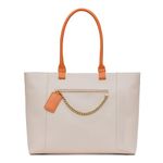 Miraggio Kris Laptop Tote Bag for Women (Ivory)