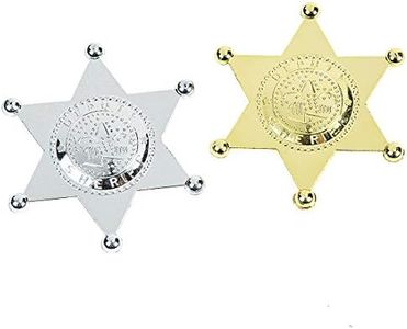 Plastic Sheriff Badges