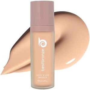 Best Bronze Bombshell Body Makeup - Tattoo Cover Up Makeup & Body Foundation Waterproof - Tattoo Concealer Waterproof for Scars, Varicose Veins Cover Up & Leg Foundation (N6.5 Peachy Beige)