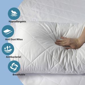 Adam Home Hotel Bed Pillows 2-Pack – Soft Support