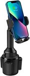 Beglero Cup Holder Phone Mount: Adjustable Height Cup Phone Holder for Car, Universal Extendable Cup Base, Pull-Down Support Feet Car Phone Holder Compatible with iPhone, Samsung, all 4.5-7 inch Phones