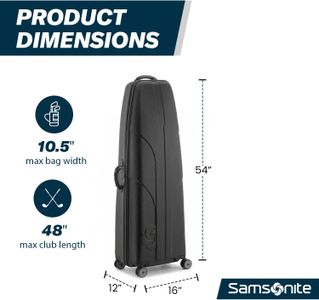 Samsonite Golf Travel Case – Hard Shell Protective Bag