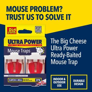 Big Cheese Ultra Power Mouse Trap – High-Strength Rodent Control