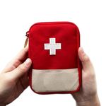 Portible Multicolored First Aid Kit Package Emergency Bags Travel Storage Wallet Portable Medicine Tablet Organizer Pouch (Small Size , Pack Of 1).