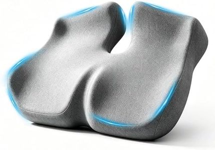 Extra Large Seat Cushion for Sciatica & Tailbone Pain – Pressure Relief Coccyx Cushion for Office Chair, Car Seat, Wheelchair, and Long Sitting – Sciatica Pain Relief Pillow