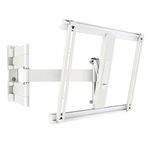 Vogel's THIN 445 full-motion TV wall bracket for 26-55 inch (66-140 cm) TVs, swivels up to 180º, tiltable, max. 39.6 lbs (18 kg), max. VESA 400x400,TÜV certified, White