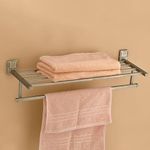 Plantex 304 Grade Stainless Steel 24 inch Towel Bar for Bathroom/Towel Stand/Hanger/Bathroom Accessories - Darcy (Antique)