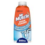 Mr Muscle Drain Foamer (500 ml) Drain Cleaning Foam to Unblock & Eliminate Odour