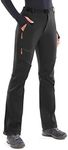 Heathyoga Snow Ski Pants Women Waterproof Softshell Insulated Fleece Lined Snowboard Pants Hiking Pants for Winter Outdoor