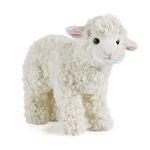 Living Nature Large Lamb, Realistic Soft Cuddly Farm Toy, Naturli Eco-Friendly Plush, 24cm,White