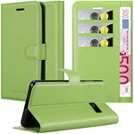 Cadorabo Book Case Works with HTC ONE M10 in Mint Green - with Magnetic Closure, Stand Function and Card Slot - Wallet Etui Cover Pouch PU Leather Flip