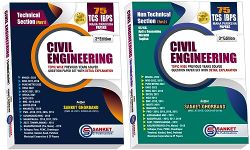 CIVIL ENGINEERING (TCS IBPS PATTERN) TOPIC WISE 75 PREVIOUS YEARS SOLVED QUESTION PAPER SET WITH DETAIL EXPLANATION