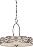 Nuvo Lighting 60/4726 Harlow Hazel Bronze Four Light Chandelier