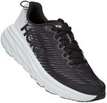 HOKA ONE ONE Women's Rincon 3 Road Running Shoe (Medium, Black/White, Black/White, 8