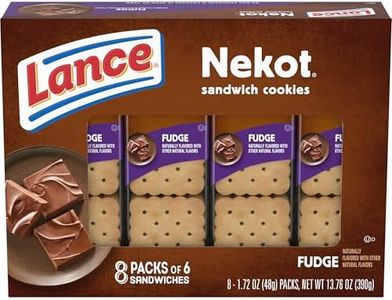 Lance Sandwich Cookies, Nekot Fudge, 8 Count Box