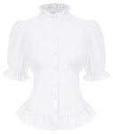 White Dressy Tops for Women Vintage