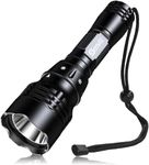 Genwiss Dive Torch,Scuba Diving Flashlight 1000 Lumens Super Bright XPL-LED Rechargeable 80M Underwater Dive Lights Waterproof