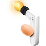 Ehwisbe Egg Candler Tester Rechargeable Wireless Cool Light Incubator Candling Lamp with Two Soft Head Fit for All Eggs Type