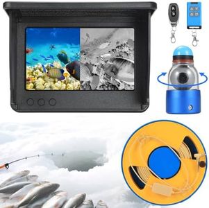 360° Underwater Fishing Camera with 5 Inch Portable Monitor Night Performance Fishfinder 1000 TVL 30M Cable