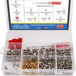 Glarks 660-Pieces Phillips Head Computer PC Spacer Screws Assortment Kit for Hard Drive Computer Case Motherboard Fan Power Graphics (Extra: Phillips Screwdriver)