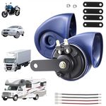 RUPSE 150DB Car Horn, Electric Air Horns 12V, Super Loud Train Horn, Car Horns for Car Truck Lorrys Motorcycle Vehicles Boat