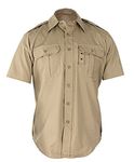 Propper Men's Short Sleeve Tactical Dress Shirt, Khaki, x Large