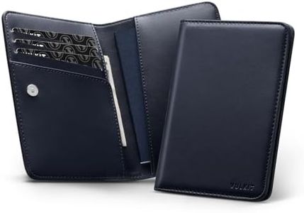 VULKIT Passport Holder RFID Blocking with Magnetic Closure Travel Wallet Passport Book Cover Boarding Pass Holder Travel Essentials