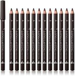 SUMEITANG 12 Pcs Dark Brown Eyebrow