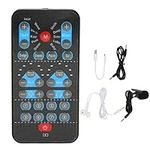 Voice Changer, Multi Function 8 Fixed Sound Effects Portable Voice Changer, One Button Voice Changer for Podcast Microphone Singing