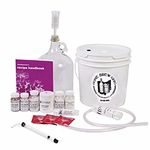 Home Brew Ohio Upgraded 1 Gallon Wine from Fruit Kit - Includes Mini Auto-Siphon