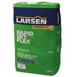 Nassboards Larsen Rapid Set Flexible Floor & Wall Tile Adhesive - Perfect for Indoor & Outdoor, Patios and Home Improvement Project – Quick Drying Adhesive - Grey