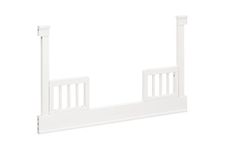 Million Dollar Baby Classic Toddler Bed Conversion Kit for Tanner in Warm White