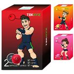 TEKXYZ Boxing Reflex Ball, 2 Difficulty Levels Boxing Ball with Headband, Perfect for Reaction, Agility, Punching Speed, Fight Skill and Hand Eye Coordination Training