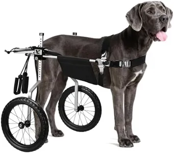 Virbraroo Dog Wheelchair for Back Legs – Lightweight Adjustable Mobility Aid for Medium & Large Dogs - Ideal for IVDD, Arthritis & Injury Recovery