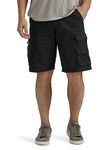 Lee Men's Big & Tall Dungarees Belted Wyoming Cargo Short, Black, 52