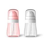 Aurdox Small Spray Bottle, Water Mister Mini Spray Bottle, Aerosol Fine Mist Curly Spray Bottle Empty for Cosmetic Skincare Perfume, Cleaning-2 PCS/50ml