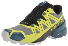 SALOMON Men's Speedcross 5 Trail Running Shoe, Duck Green Black Evening Primrose, 10 UK