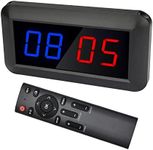 Jhering Electronic Scoreboards with Remote, Portable Score Keeper, Digital Scoreboard for Basketball Ping Pong Volleyball Sport(M Blue/Red)