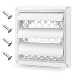 4" Louvered Dryer Vent Cover by Bea