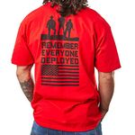 BONE HEAD OUTFITTERS R.E.D. Soliders - Red Friday Short Sleeve - Quality T-Shirt - red - XXX-L