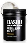 Dashu Premium Original Super Mat Wax for Men 3.5oz – Strong Hold Without Shine, Easy to Wash, Styling Wax