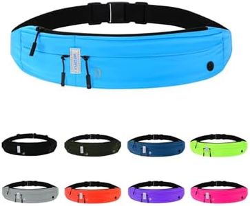 WATERFLY Running Belt Fanny Pack:Phone Holder Belt for Men Women