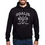 CafePress Goalie Mom Hoodie (Dark) Men's Dark Hooded Sweatshirt Hoodie Black