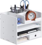 Navaris Bamboo Desk Organiser - Des
