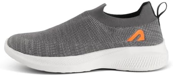 Boldfit Walking Shoes for Man Soft Cushion Men Casual Footwear Regular Wear Without Laces Shoes for Man Comfort Walking Shoe for Men Grey