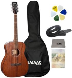 Cort AF510M-OP Acoustic Guitar with Gig-Bag, Polishing Cloth, Strap, Picks & E-Book - Open Pore