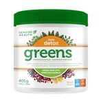 Greens+ Gentle Daily Detox Powder – 406 g of Natural, Organic Vegetable & Herb Super Greens Powder – Remove Toxins to Support Energy, Immunity, and Digestive Health by Genuine Health, Green Apple