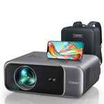 [Auto Focus/Keystone] Projector 4K with WiFi-6 and Bluetooth 5.2, Native 1080P Outdoor Projector, YABER V9 Portable Projector Auto 6D Keystone 50% Zoom, Home Projector for iOS/TV Stick/PC/PS5