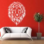 Decor Villa Big Lion Wall Sticker & Decal (PVC Vinyl,Size -58 cm x 78 cm)