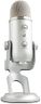 Logitech Creators Blue Yeti USB Microphone for Gaming, Streaming, Podcast, YouTube, Discord, PC, Studio Sound, Plug & Play-Silver